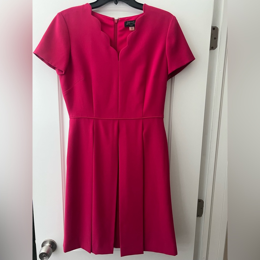 Tahari petite Fuchsia Mini Dress